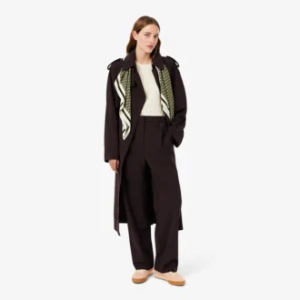 Oversized byxor i ullblandning