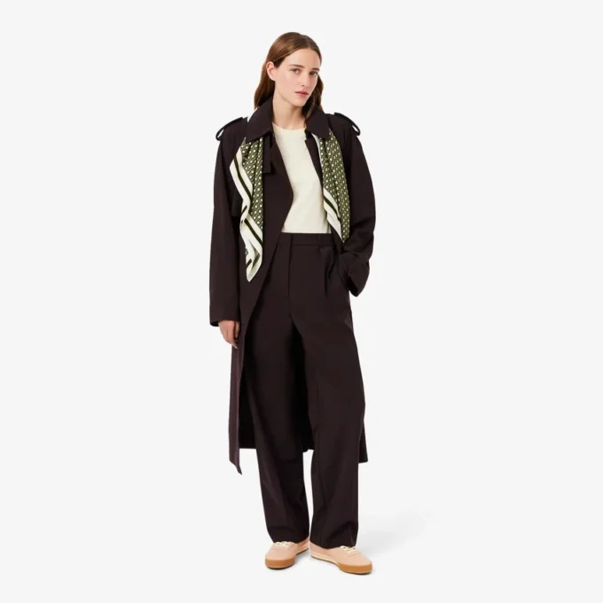 Oversized byxor i ullblandning Oversized byxor i ullblandning