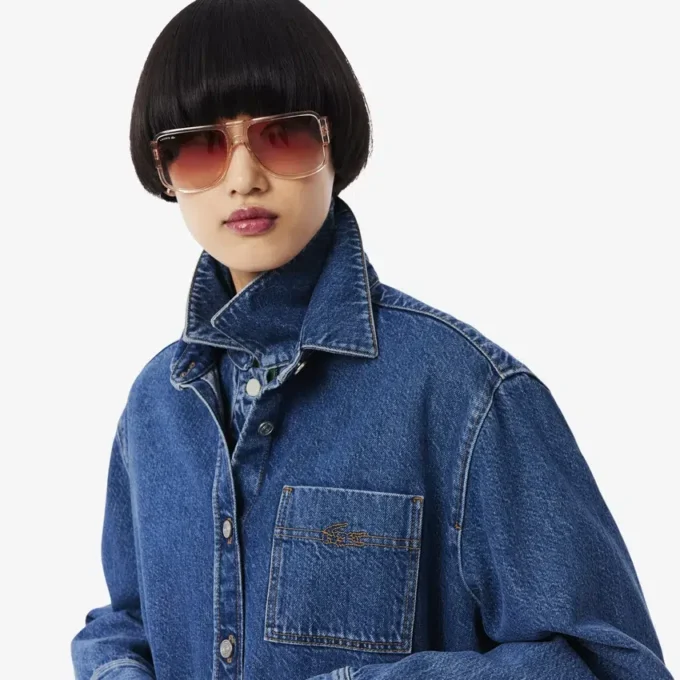 Oversized denimskjorta för dam Oversized denimskjorta för dam