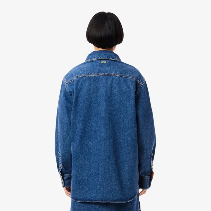 Oversized denimskjorta för dam Oversized denimskjorta för dam