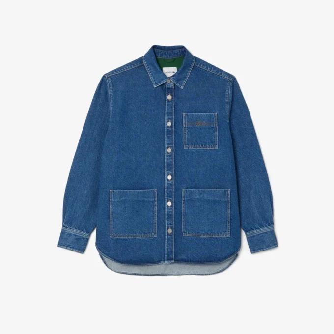 Oversized denimskjorta för dam Oversized denimskjorta för dam