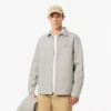 Oversized flanellskjorta för herr