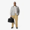 Oversized flanellskjorta för herr