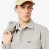 Oversized flanellskjorta för herr