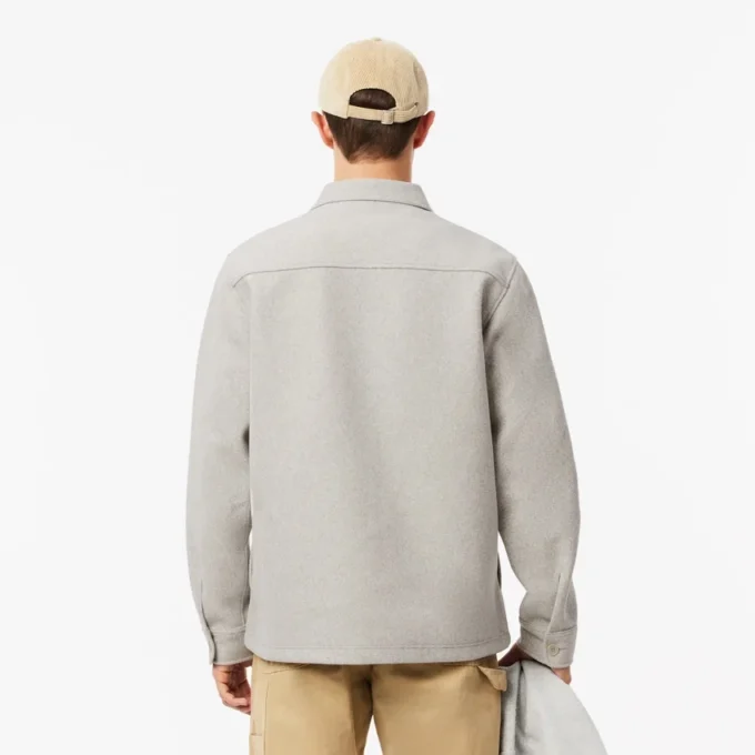 Oversized flanellskjorta för herr