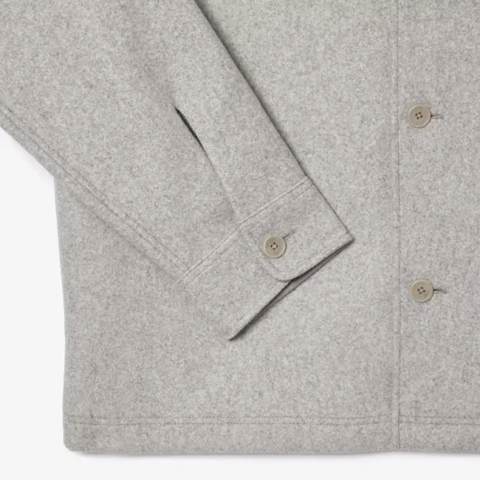 Oversized flanellskjorta för herr