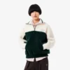 Oversized fleecesweatshirt med hög hals för dam Oversized fleecesweatshirt med hög hals för dam