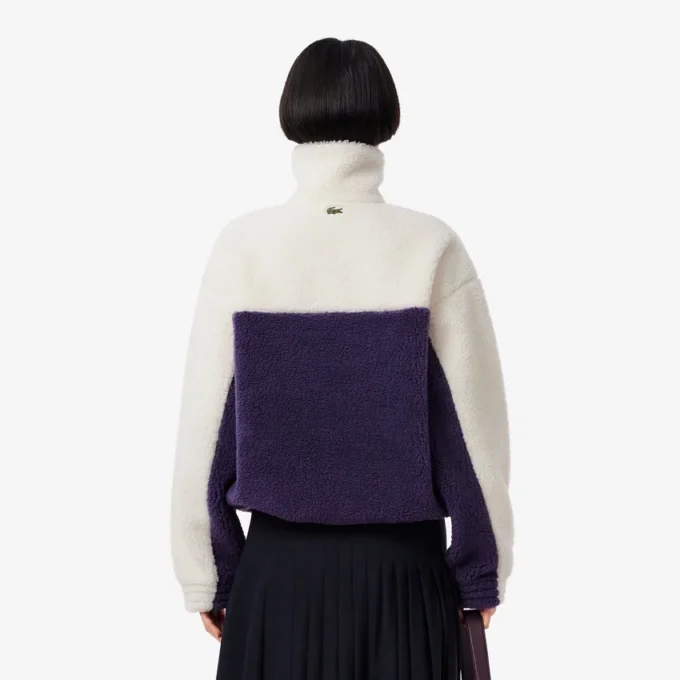 Oversized fleecesweatshirt med hög hals för dam Oversized fleecesweatshirt med hög hals för dam