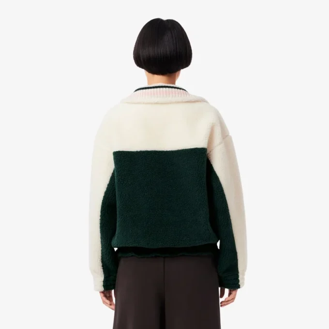 Oversized fleecesweatshirt med hög hals för dam Oversized fleecesweatshirt med hög hals för dam