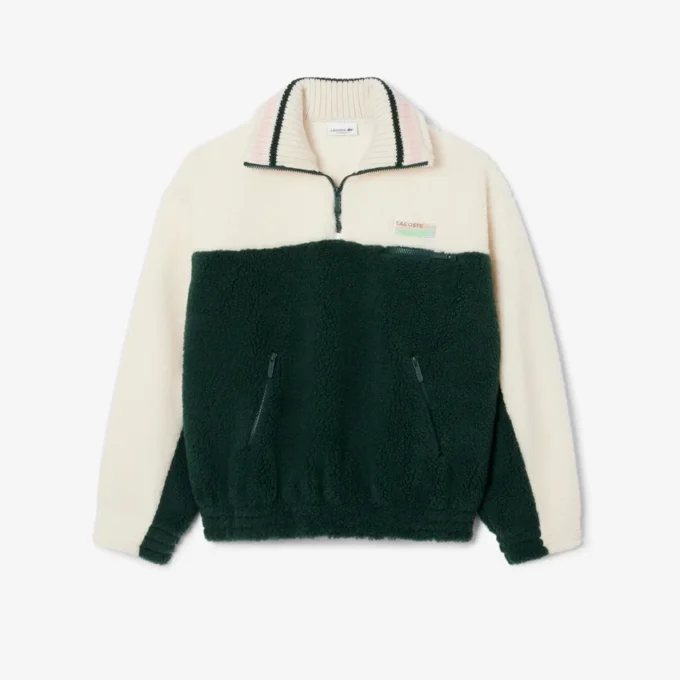 Oversized fleecesweatshirt med hög hals för dam Oversized fleecesweatshirt med hög hals för dam