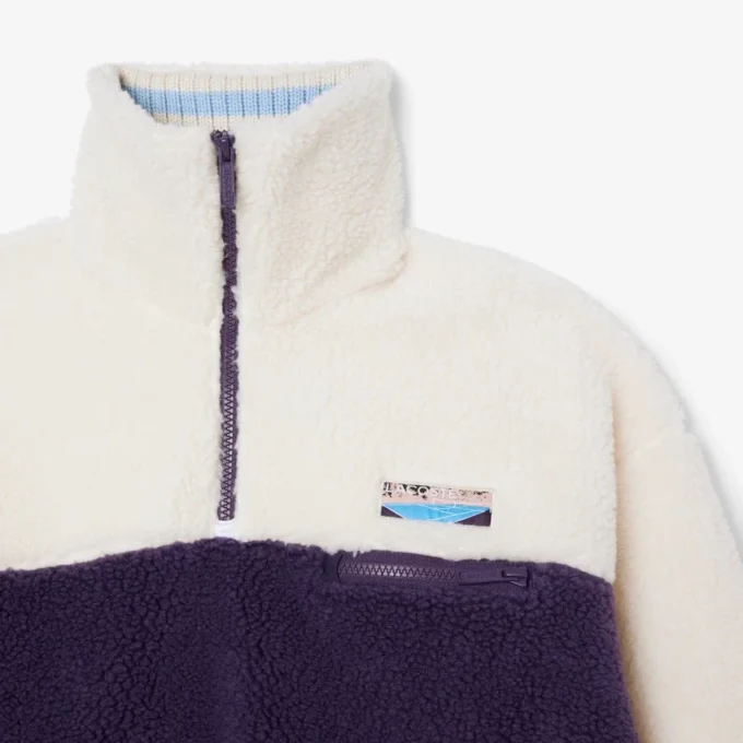 Oversized fleecesweatshirt med hög hals för dam Oversized fleecesweatshirt med hög hals för dam