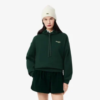 Oversized hoodie med logo för dam