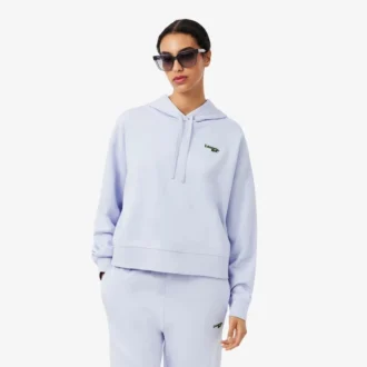 Oversized hoodie med logo för dam