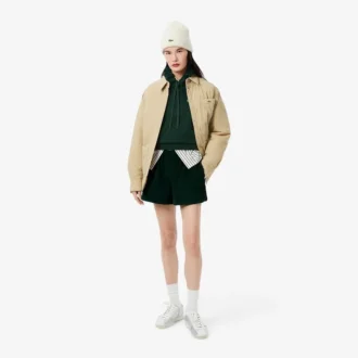 Oversized hoodie med logo för dam