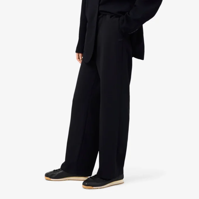 Oversized, lediga kostymbyxor i piqué Oversized, lediga kostymbyxor i piqué