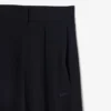 Oversized, lediga kostymbyxor i piqué Oversized, lediga kostymbyxor i piqué