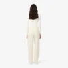 Oversized plisserade flanellbyxor för dam Oversized plisserade flanellbyxor för dam