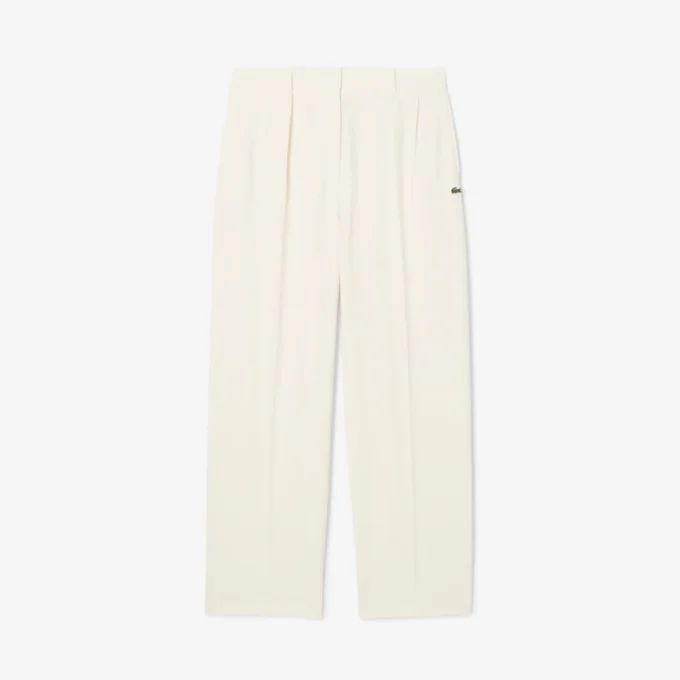 Oversized plisserade flanellbyxor för dam Oversized plisserade flanellbyxor för dam