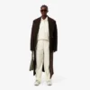 Oversized plisserade flanellbyxor för dam Oversized plisserade flanellbyxor för dam