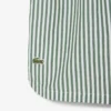 Oversized randigt pyjamas-set i poplin
