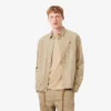 Oversized rutig overshirt i tjock bomull för herr Oversized rutig overshirt i tjock bomull för herr