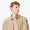 Oversized rutig overshirt i tjock bomull för herr Oversized rutig overshirt i tjock bomull för herr