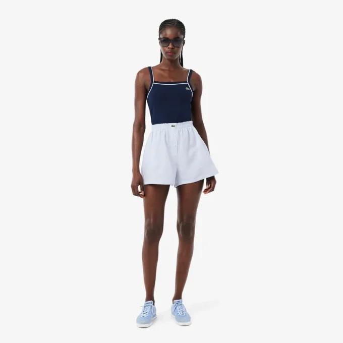 Oversized shorts i linneblandning