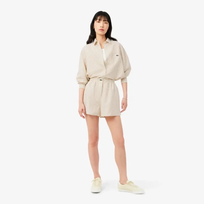 Oversized shorts i linneblandning Oversized shorts i linneblandning