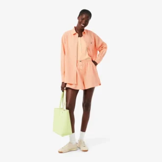 Oversized shorts i linneblandning Oversized shorts i linneblandning
