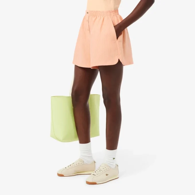 Oversized shorts i linneblandning