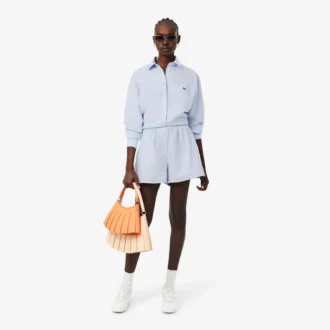 Oversized skjorta i linneblandning