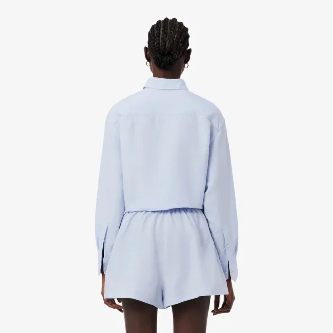 Oversized skjorta i linneblandning Oversized skjorta i linneblandning