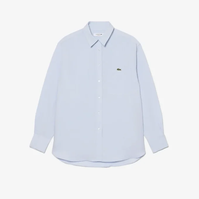 Oversized skjorta i linneblandning Oversized skjorta i linneblandning
