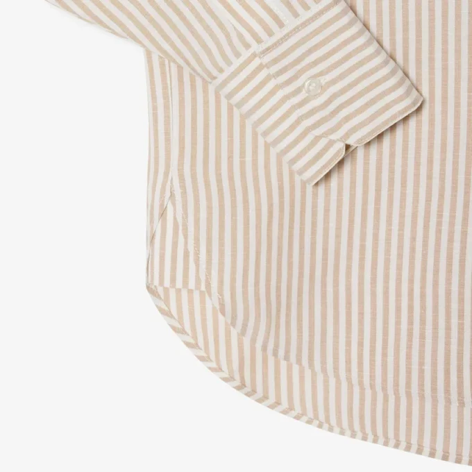 Oversized skjorta i linneblandning
