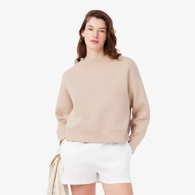 Oversized-Sweatshirt i dubbelsidig jersey Oversized-Sweatshirt i dubbelsidig jersey