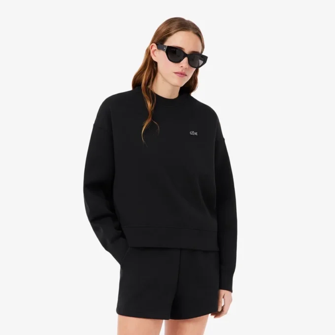 Oversized-Sweatshirt i dubbelsidig jersey Oversized-Sweatshirt i dubbelsidig jersey