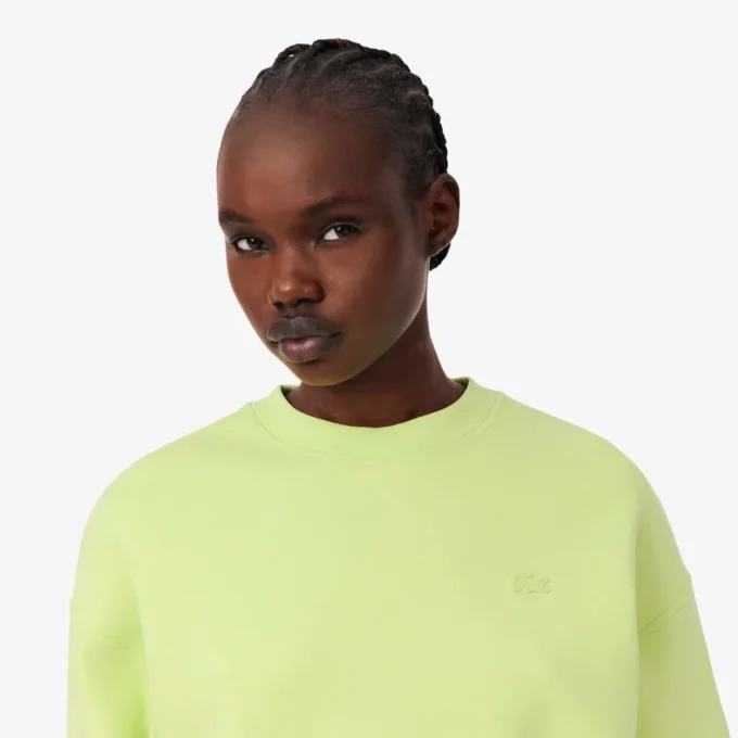 Oversized-Sweatshirt i dubbelsidig jersey Oversized-Sweatshirt i dubbelsidig jersey