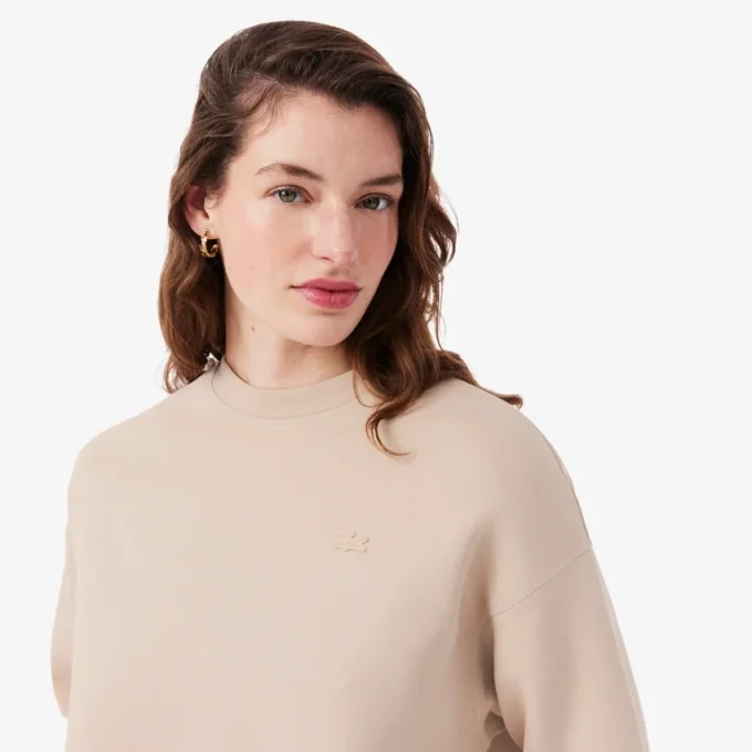 Oversized-Sweatshirt i dubbelsidig jersey Oversized-Sweatshirt i dubbelsidig jersey