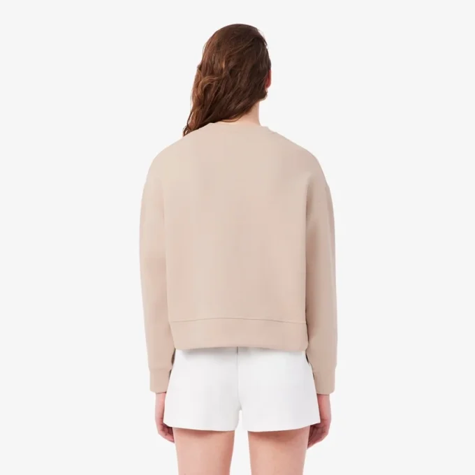 Oversized-Sweatshirt i dubbelsidig jersey Oversized-Sweatshirt i dubbelsidig jersey