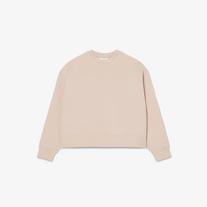 Oversized-Sweatshirt i dubbelsidig jersey Oversized-Sweatshirt i dubbelsidig jersey