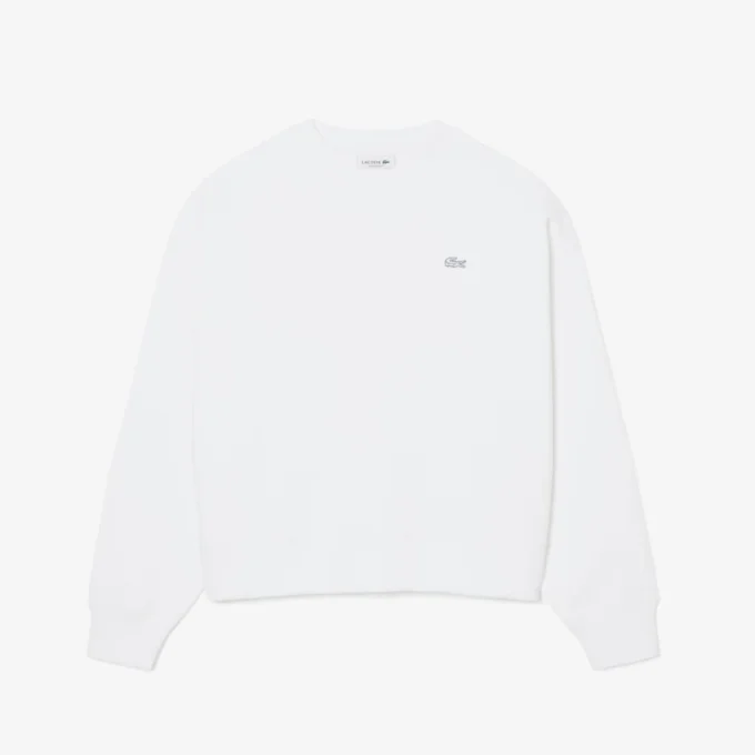Oversized-Sweatshirt i dubbelsidig jersey Oversized-Sweatshirt i dubbelsidig jersey