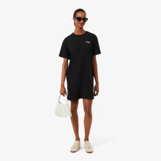 Oversized T-shirtklänning i bomull Oversized T-shirtklänning i bomull