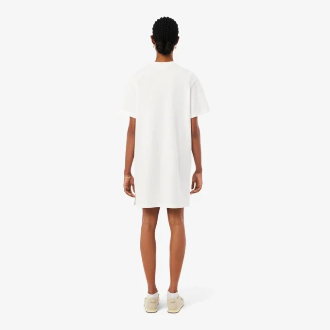 Oversized T-shirtklänning i bomull Oversized T-shirtklänning i bomull