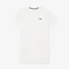 Oversized T-shirtklänning i bomull Oversized T-shirtklänning i bomull