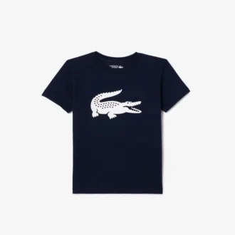 Oversized teknisk Tennis-T-shirt i bomull för barn
