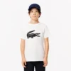 Oversized teknisk Tennis-T-shirt i bomull för barn Oversized teknisk Tennis-T-shirt i bomull för barn