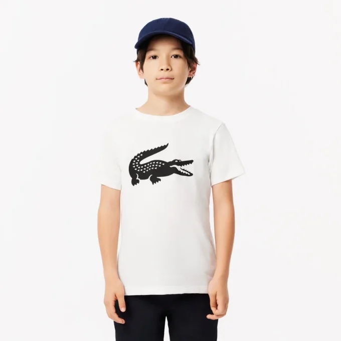 Oversized teknisk Tennis-T-shirt i bomull för barn Oversized teknisk Tennis-T-shirt i bomull för barn