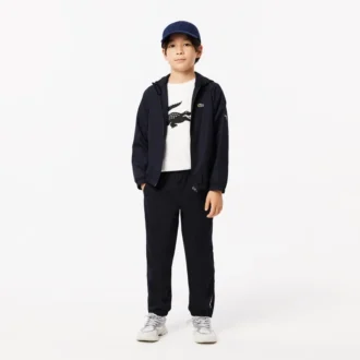 Oversized teknisk Tennis-T-shirt i bomull för barn