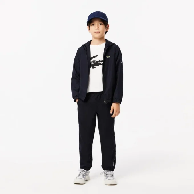 Oversized teknisk Tennis-T-shirt i bomull för barn Oversized teknisk Tennis-T-shirt i bomull för barn
