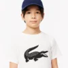 Oversized teknisk Tennis-T-shirt i bomull för barn Oversized teknisk Tennis-T-shirt i bomull för barn